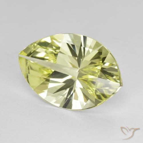 Quartz Jaune moyen-léger naturelle Marquise, 9.27 ct, VVS-VS
