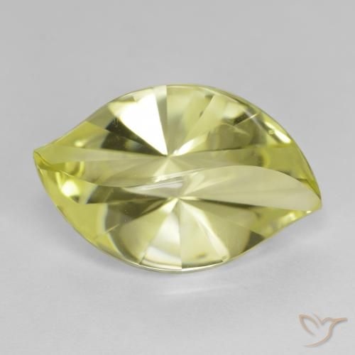 10.18ct Naturel Jaune citron Quartz, Marquise, VVS
