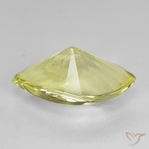Quartz Jaune citron naturelle Marquise, 10.18 ct, VVS