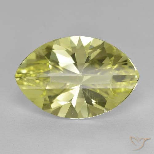 9.51ct Naturel Jaune citron Quartz, Marquise, VVS-VS