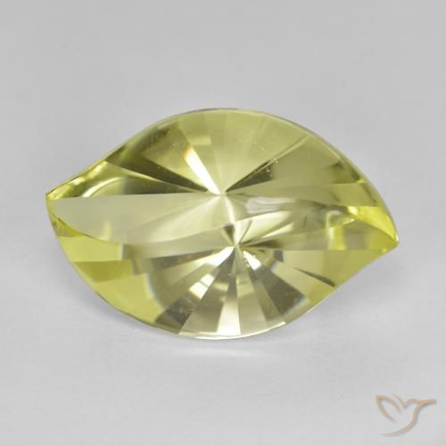 10.43ct Naturel Jaune moyen-léger Quartz, Marquise, VVS