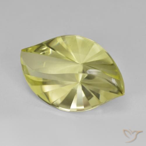 Quartz Jaune moyen-léger naturelle Marquise, 10.43 ct, VVS