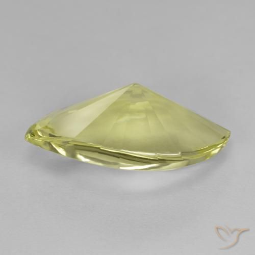 Quartz Jaune citron naturelle Marquise, 8.99 ct, VVS