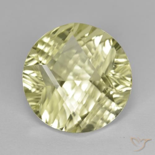 10.30ct Naturel Jaune clair Quartz, Tour, VVS