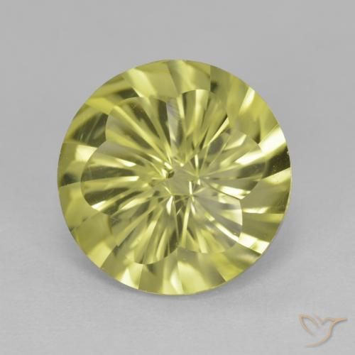 4.90ct Naturel Jaune citron Quartz, Tour, VVS