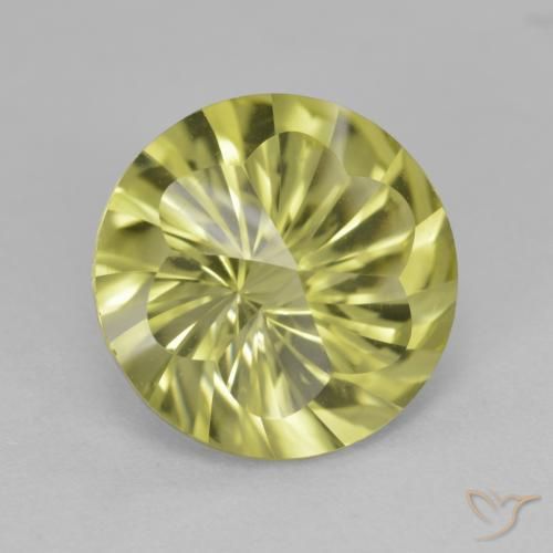 Quartz Jaune citron naturelle Tour, 4.90 ct, VVS