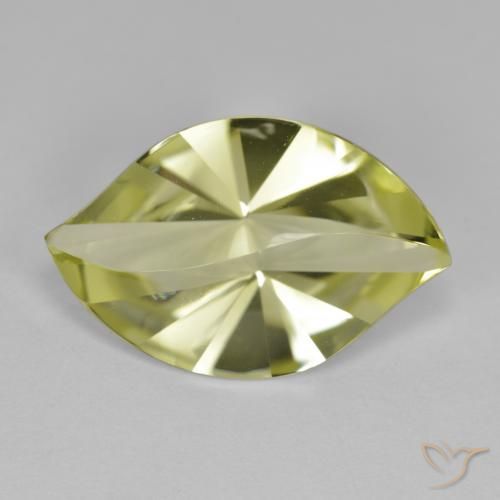 8.80ct Naturel Jaune moyen Quartz, Marquise, VVS