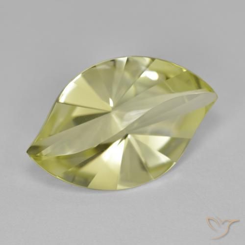 Quartz Jaune moyen naturelle Marquise, 8.80 ct, VVS