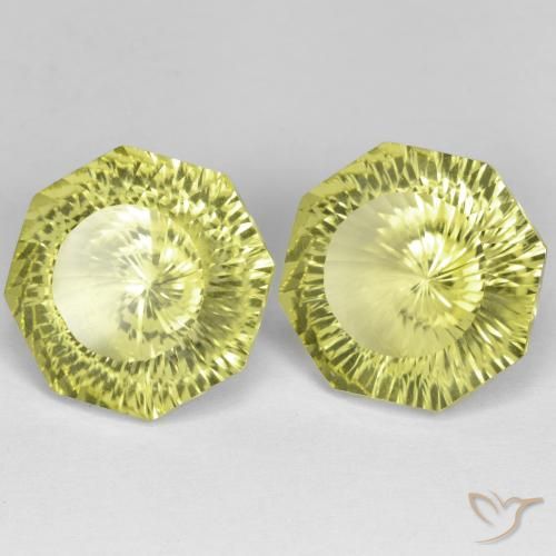 Shop natural 17.35ct Jaune verdâtre Quartz gems, Octogone / coupe Émeraude, from Brésil at GemSelect. In stock, global shipping!