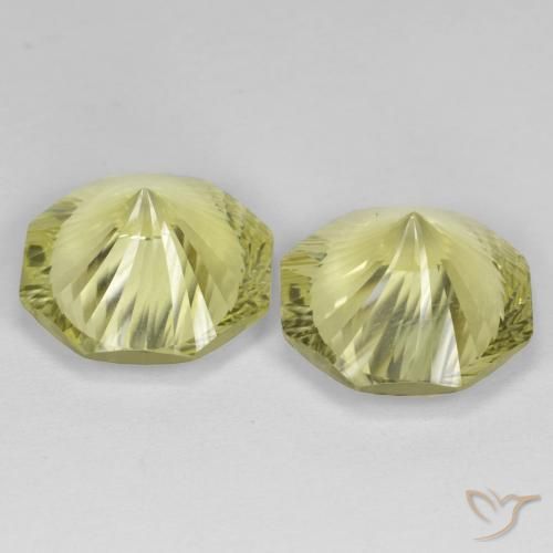 Shop natural 15.71ct Jaune citron Quartz gems, Octogone / coupe Émeraude, from Brésil at GemSelect. In stock, global shipping!