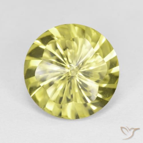 4.90ct Naturel Jaune ananas léger Quartz, Tour, VVS