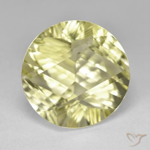 10.70ct Naturel Jaune clair Quartz, Tour, VVS