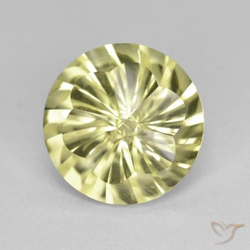 4.91ct Naturel Jaune moyen Quartz, Tour, VVS-VS