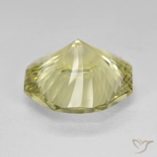 Quartz Jaune citron naturelle Octogone / coupe Émeraude, 8.57 ct, VVS