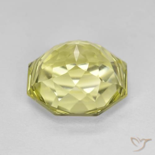 Quartz Jaune moyen-léger naturelle Octogone / coupe Émeraude, 5.91 ct, VVS