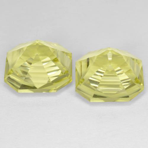 Achetez naturel 12.99ct Jaune moyen-léger Quartz gems, Taille émeraude, En provenance Brésil chez GemSelect. En stock, livraison internationale!