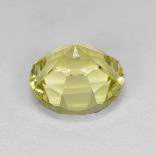 Quartz Jaune moyen naturelle Coupe roude, 3.51 ct, VVS