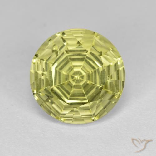 3.57ct Naturel Jaune moyen Quartz, Tour, VVS