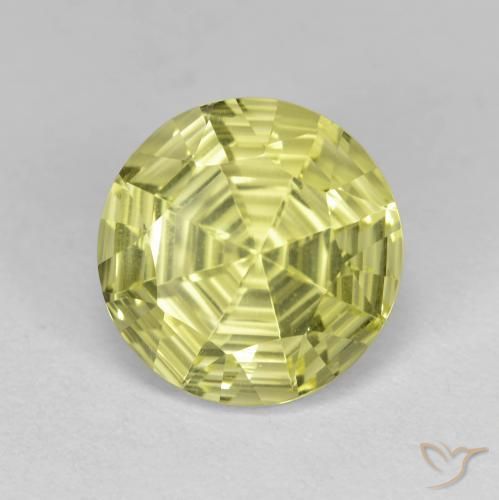 Quartz Jaune moyen naturelle Tour, 3.57 ct, VVS