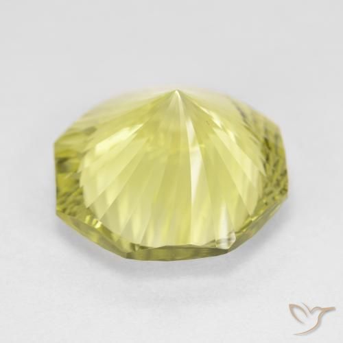 Quartz Jaune moyen-léger naturelle Octogone / coupe Émeraude, 8.38 ct, VVS