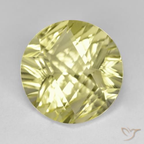 9.92ct Naturel Jaune verdâtre Quartz, Tour, VVS