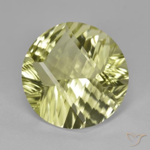 10.26ct Naturel Jaune moyen-léger Quartz, Tour, VVS