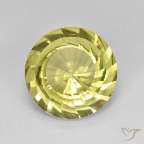 5.29ct Naturel Jaune clair Quartz, Tour, VVS