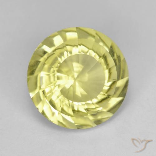 Quartz Jaune clair naturelle Tour, 5.53 ct, VVS