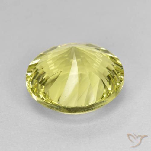 Quartz Jaune clair naturelle Tour, 5.53 ct, VVS