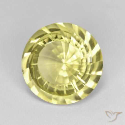 Quartz Jaune clair naturelle Tour, 5.24 ct, VVS