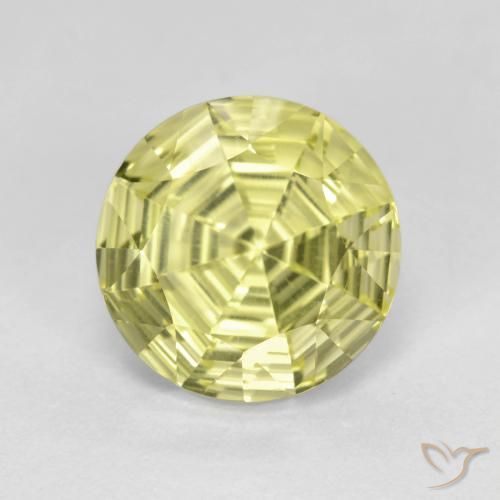 Quartz Jaune moyen-léger naturelle Tour, 3.67 ct, VVS-VS