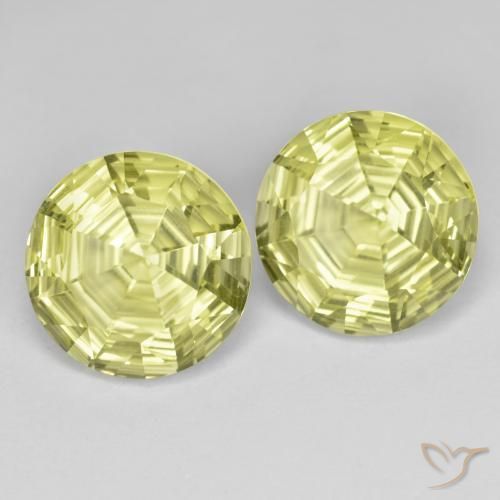 Shop natural 7.00ct Jaune citron Quartz gems, Tour, from Brésil at GemSelect. In stock, global shipping!
