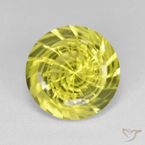 5.59ct Naturel Jaune moyen Quartz, Tour, VVS