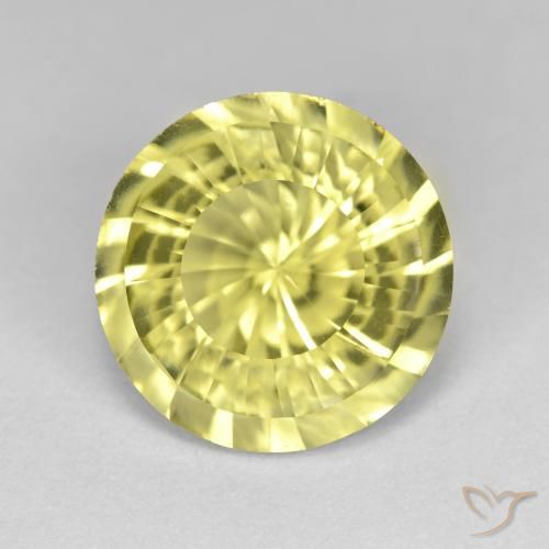 5.26ct Naturel Jaune moyen Quartz, Tour, VVS