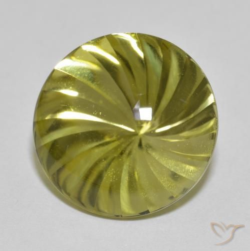 Quartz Jaune moyen naturelle Tour, 12.79 ct, Transparent
