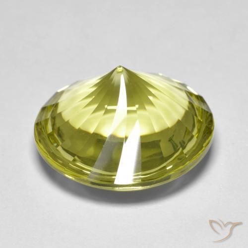 Quartz Jaune moyen naturelle Tour, 12.44 ct, Transparent