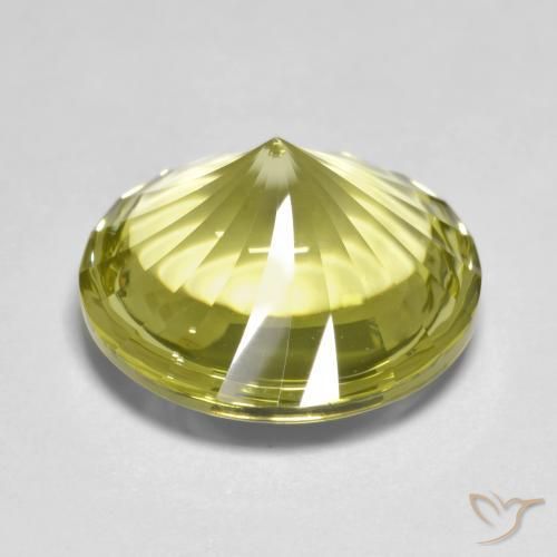 Quartz Jaune moyen naturelle Tour, 12.86 ct, Transparent