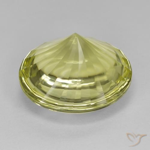 Quartz Vert jaunâtre naturelle Tour, 12.01 ct, Transparent