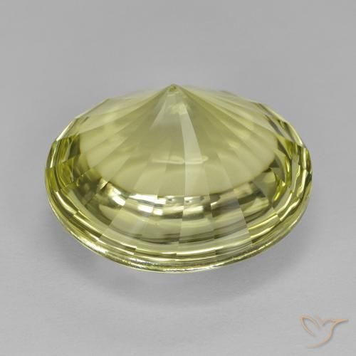 Quartz Jaune clair naturelle Tour, 12.60 ct, Transparent