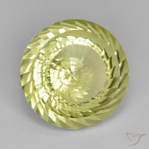 Quartz Jaune citron naturelle Tour, 11.77 ct, VVS-VS