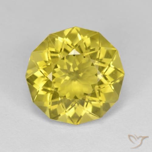 6.05ct Naturel Jaune moyen Quartz, Fantaisie, VVS-VS