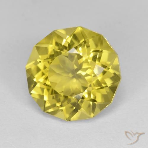 Quartz Jaune moyen naturelle Fantaisie, 6.05 ct, VVS-VS