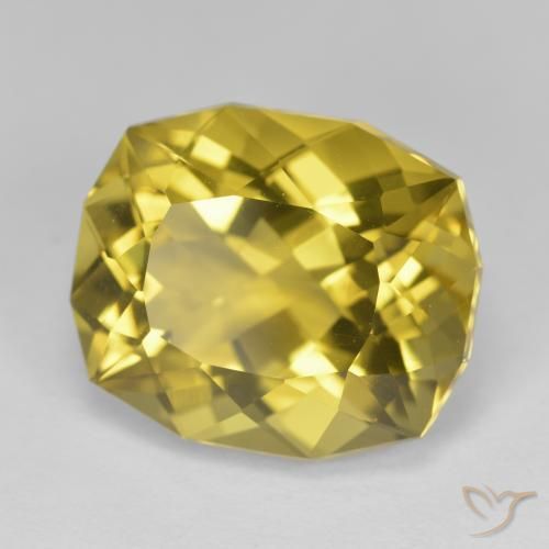 Quartz Jaune moyen naturelle Fantaisie, 11.75 ct, VVS-VS