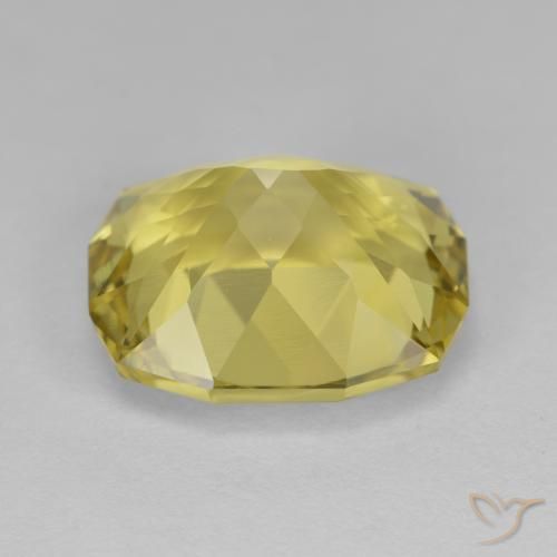 Quartz Jaune doré léger naturelle Fantaisie, 8.69 ct, VVS-VS