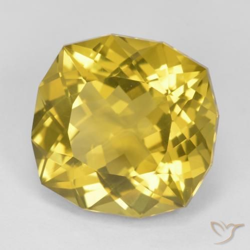 Quartz Jaune moyen naturelle Fantaisie, 15.19 ct, VS