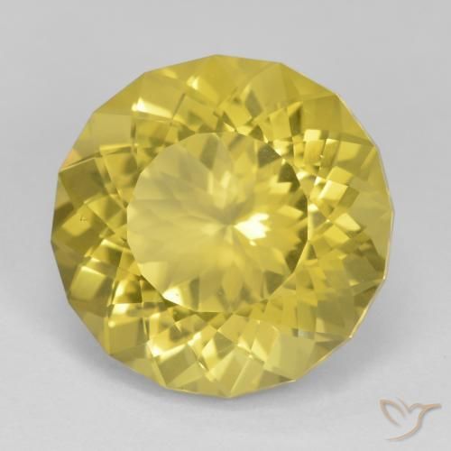 Quartz Jaune moyen-léger naturelle Tour, 17.24 ct, VS