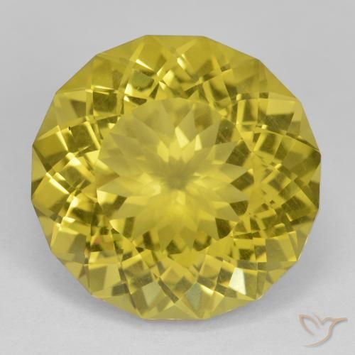 25.03ct Naturel Jaune miel léger Quartz, Tour, VS