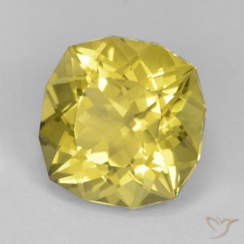 Quartz Jaune miel léger naturelle Fantaisie, 8.66 ct, VS