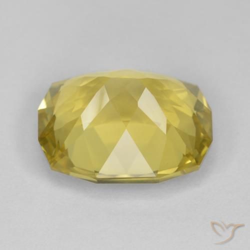 Quartz Jaune moutarde naturelle Fantaisie, 7.96 ct, VS