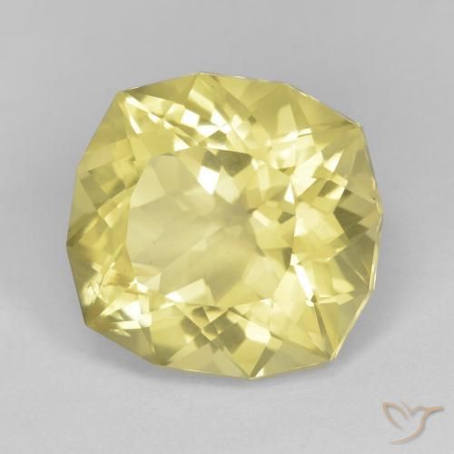 Quartz Jaune Toscane naturelle Fantaisie, 12.04 ct, VS